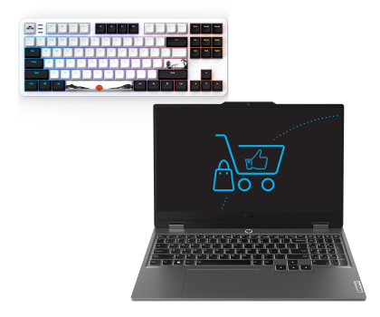 Laptop Lenovo LOQ 15 Ryzen 5-7235HS/16GB/512 RTX4050 Zestaw
